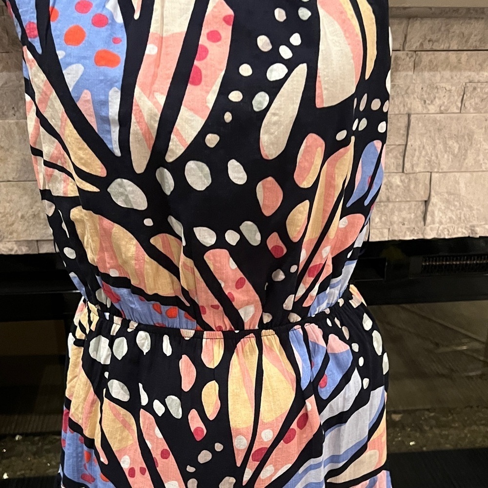 Fate Multicolor Abstract Maxi Dress size Medium - Picture 4 of 14